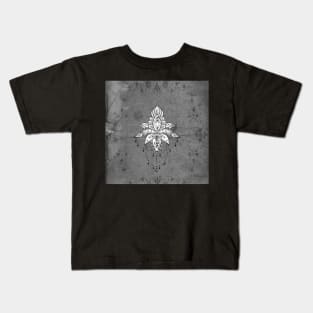 Wonderful lotus , zentangle design Kids T-Shirt